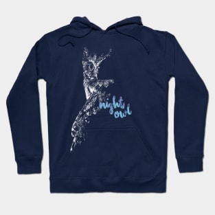 Owl   |   Hand Drawn Illustration   |   With Lettering Hoodie